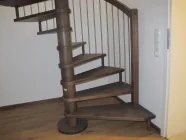 Wendeltreppe ins Dachgeschoss