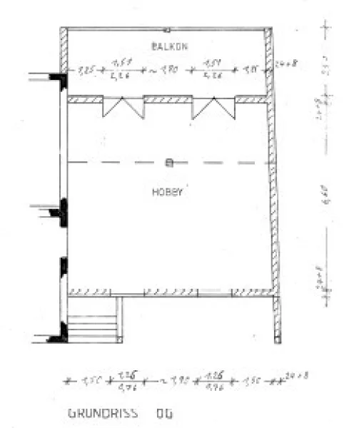 Grundriss OG Anbau