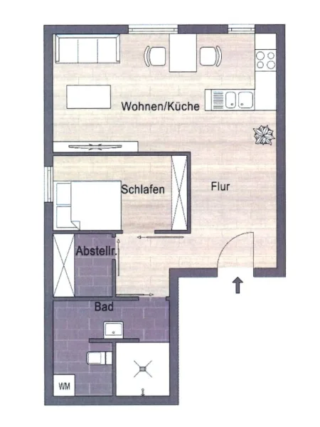 Wohnung - 2. OG Süd