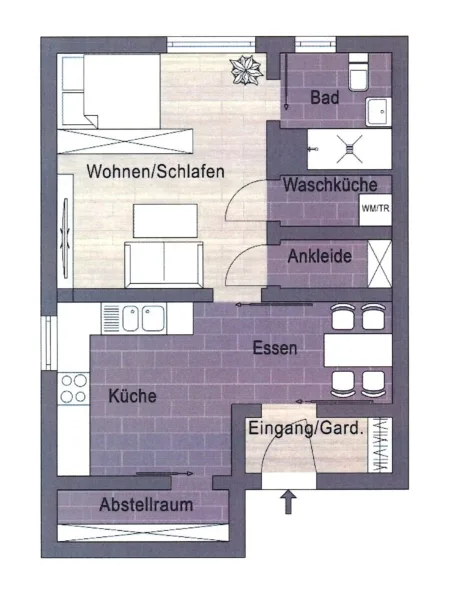 Wohnung - 1. OG Süd