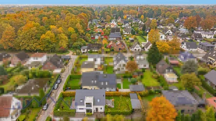 3 Minuten zum Park - Haus kaufen in Hamburg - EINFAMILIENHAUS MIT MODERNE ARCHITEKTUR