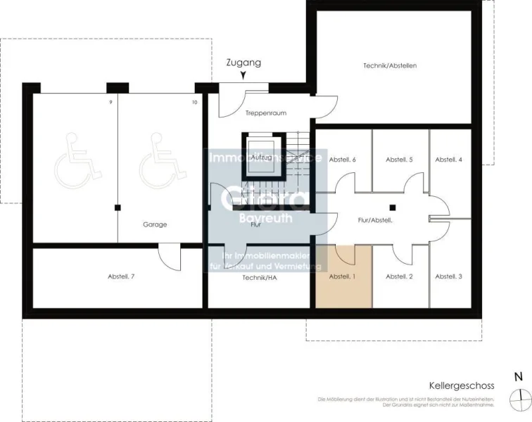 Grundriss UG W1