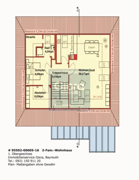 Grundriss Dachgeschoss