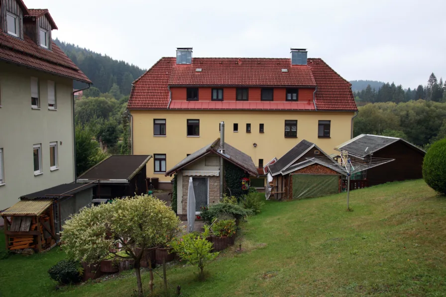 Blick Garten und Rückseite