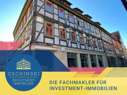 Hausansicht - Zinshaus/Renditeobjekt kaufen in Schmalkalden - D15820 +++ Wohn- und Geschäftshaus + Faktor 11,8 + 694€/m² + Personenaufzug + Schmalkalden +++