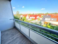 Balkon mit Blick ins Grüne