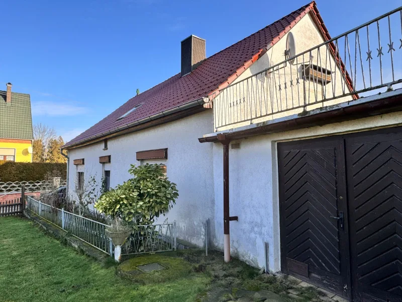 Seitenansicht - Haus kaufen in Gerbstedt - Selbstversorger und Hobbybauer aufgepasst ...