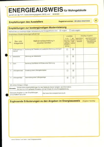 Energieausweis 4. Seite