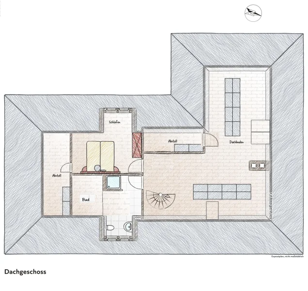 Grundriss Dachgeschoss