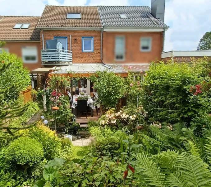 Blick vom Garten aus