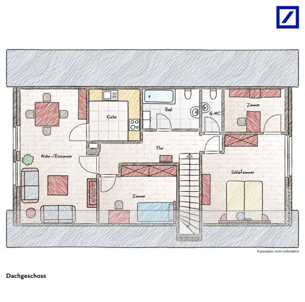 Grundriss Obergeschoss