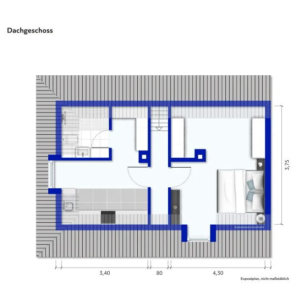 Grundriss Dachgeschoss