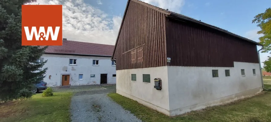 Dreiseitenhof in Herwigsdorf - Haus kaufen in Löbau / Herwigsdorf - Dreiseitenhof in wunderschöner Lage bei Löbau