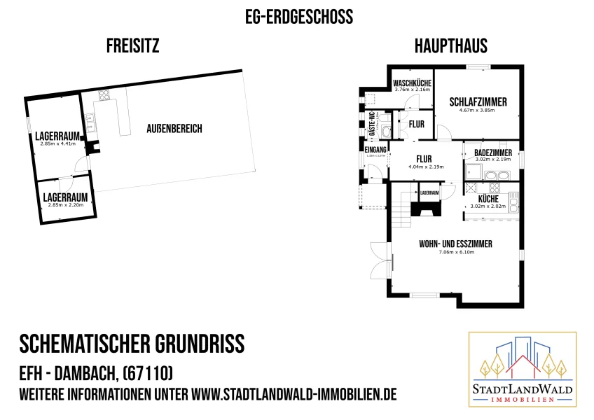 Schematischer Grundriss - Dambach - 1