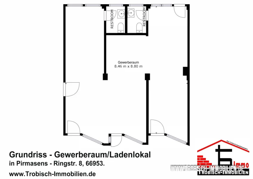 Schematischer Grundriss