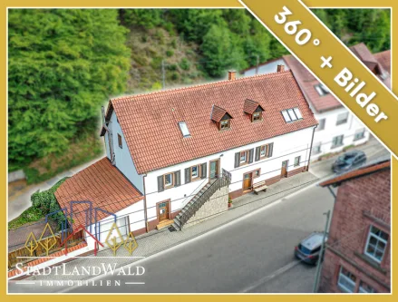 Titelbild - Haus kaufen in Lemberg - Zweifamilienhaus mit Charme, Tradition und Gartengrundstück