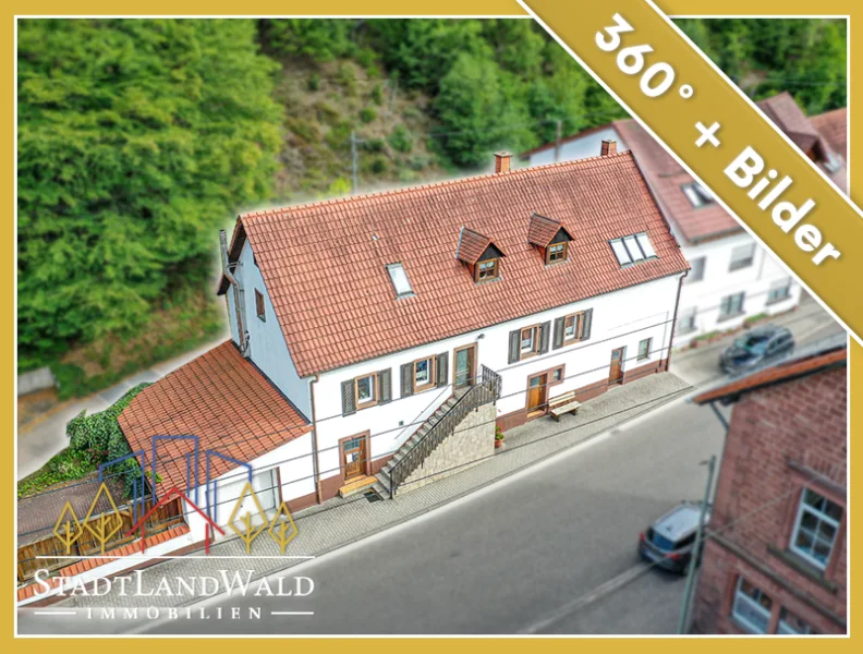 Titelbild - Haus kaufen in Lemberg - Zweifamilienhaus mit Charme, Tradition und Gartengrundstück