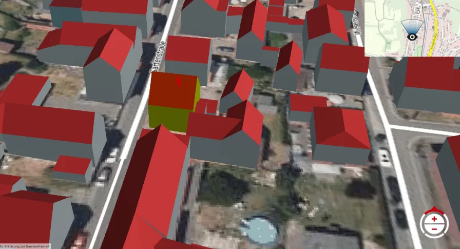 Immobilienlage in 3D