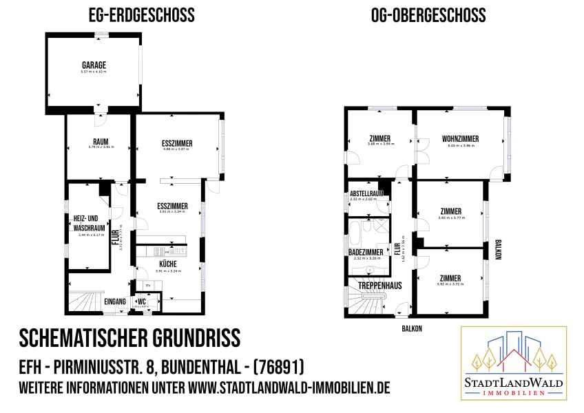 Schematischer Grundriss - Bundenthal