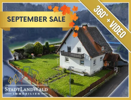 Thumbnail-September-Sale - Haus kaufen in Erfweiler - EXKLUSIVER SEPTEMBER-SALE! Freistehendes Einfamilienhaus + Einliegerwohnung + Anbau + großer Garten