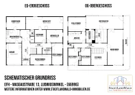 Schematischer Grundriss EG und OG