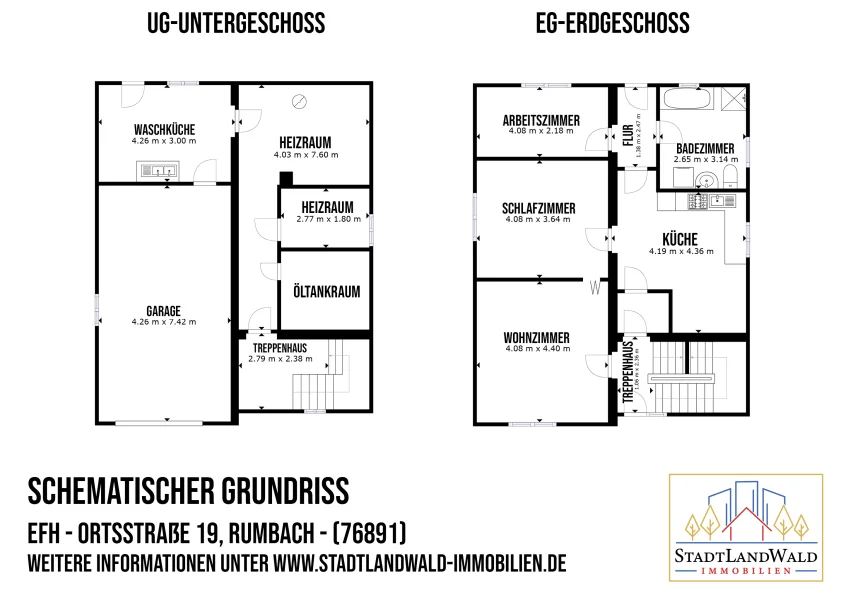 Grundriss UG + EG