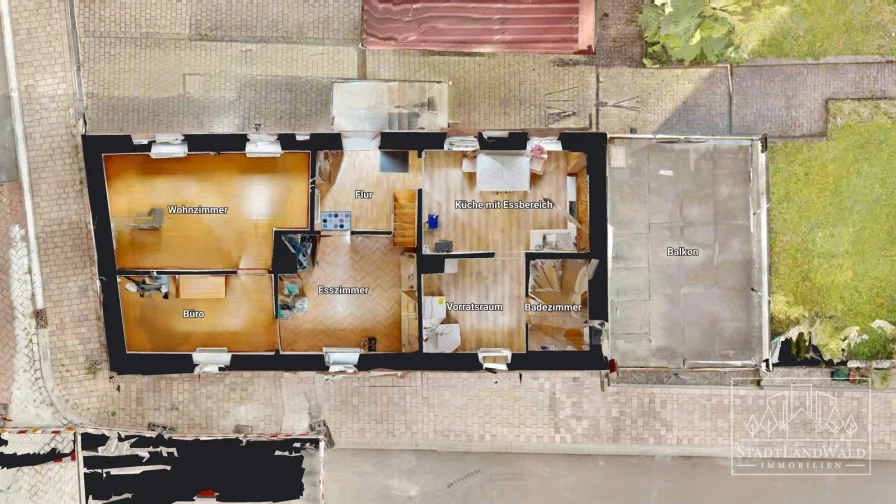 Schematischer Grundriss - EG