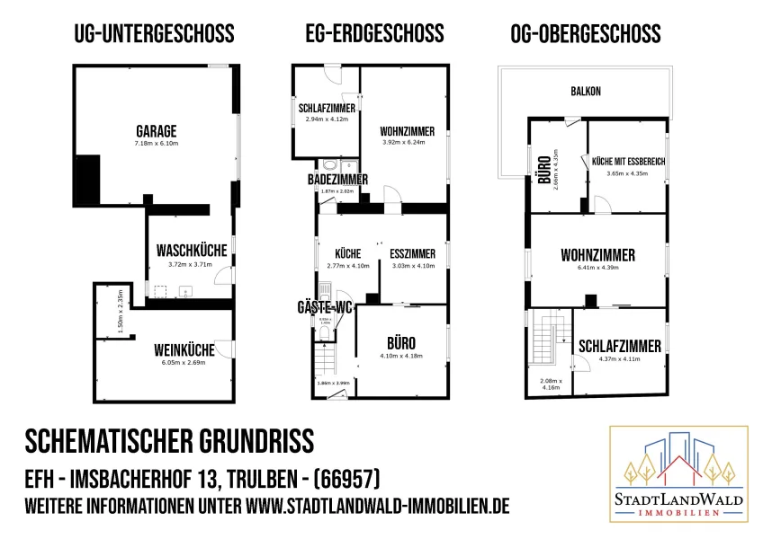 Schematischer Grundriss - Trulben