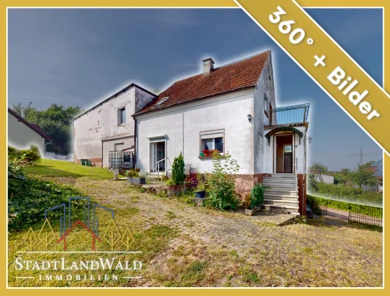 Titelbild - Haus kaufen in Donsieders - Einfamilienhaus mit Weitblick am Feldrand in Donsieders