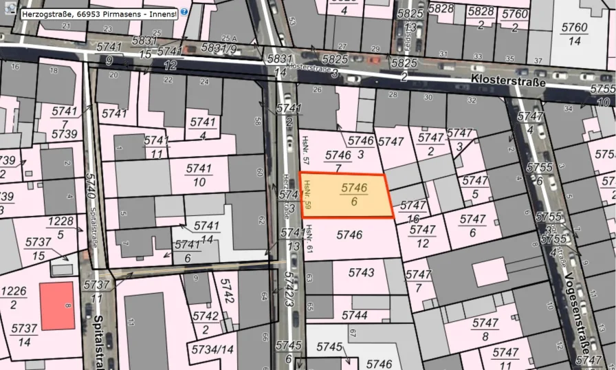 Lageplan_SW_5746-6 Parkplatz