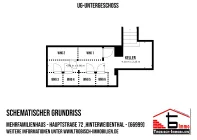 Schematischer Grundriss - UG