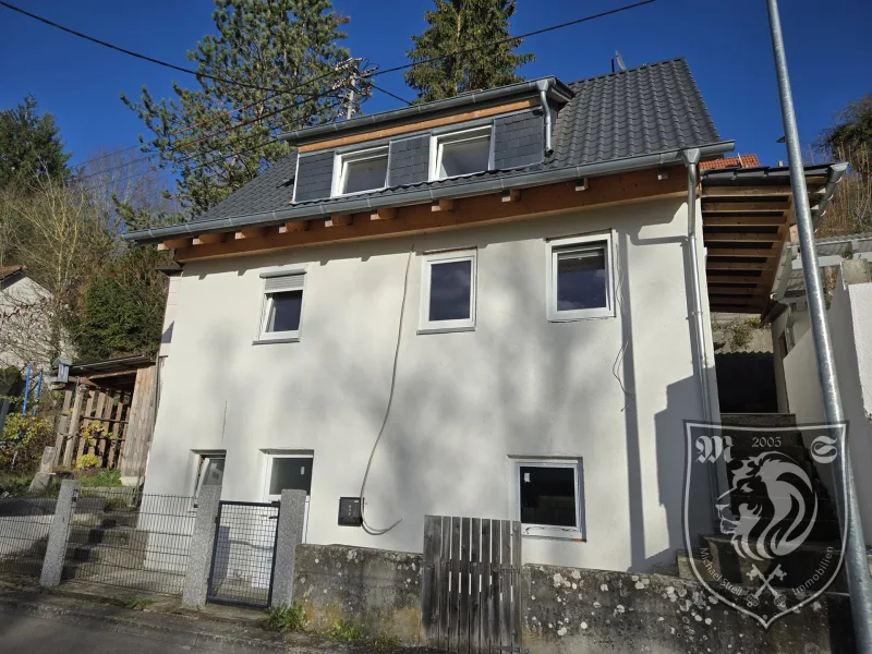 Ansicht - Haus kaufen in Giengen an der Brenz / Burgberg - Kleines, charmantes Einfamilienhaus für Individualisten in Giengen/Burgberg