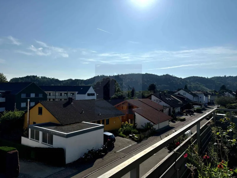 Blick vom Balkon