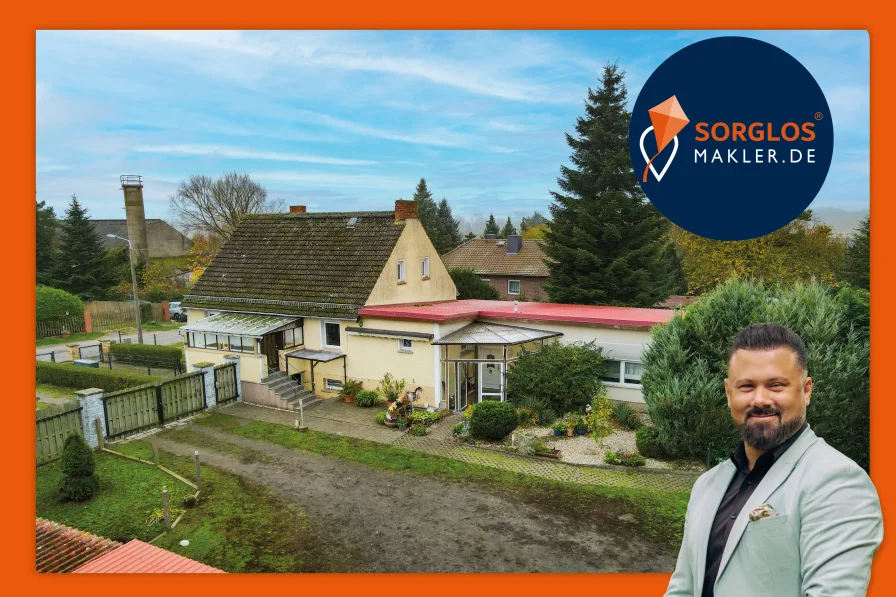 Titelbild.png - Haus kaufen in Potsdam  - Leben auf dem Land - Einfamilienhaus mit Anbau und Nebengelass !