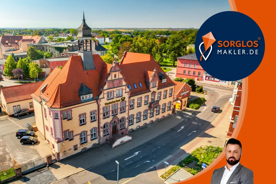 Titelbild.jpg - Haus kaufen in Staßfurt - Historisches Gebäude erstrahlt im neuen Glanze ! Renditestarke Kapitalanlage !