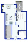 Schematischer Grundriss