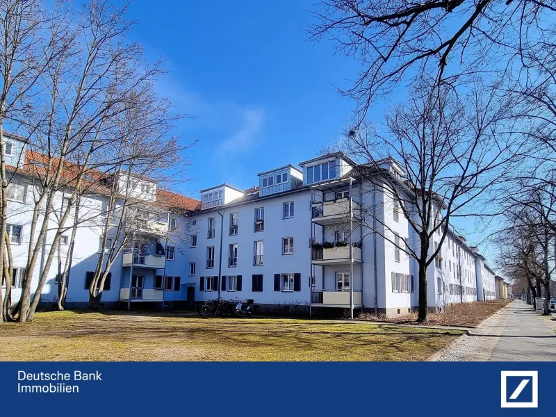 Ansicht - Wohnung kaufen in Berlin - Vermietete 3 Zimmer Wohnung mit Süd-Balkon in historischem Ensemble