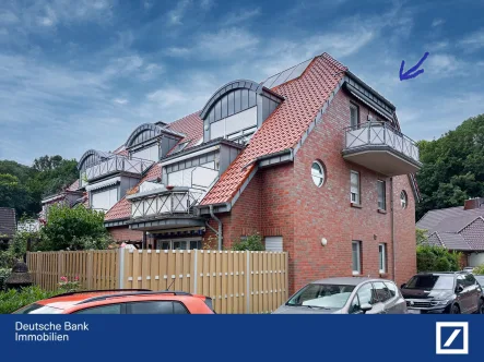 Aussenansicht - Wohnung kaufen in Emden - Maisonette-Wohnung in bester Lage von Emden am Wall