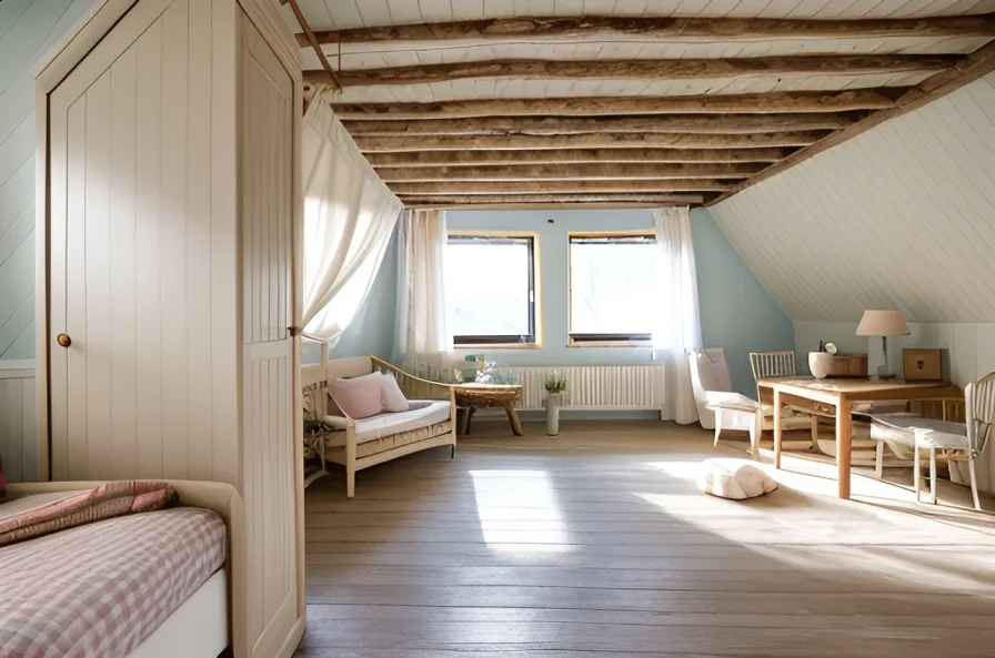 Schlafzimmer im OG/Homestaging