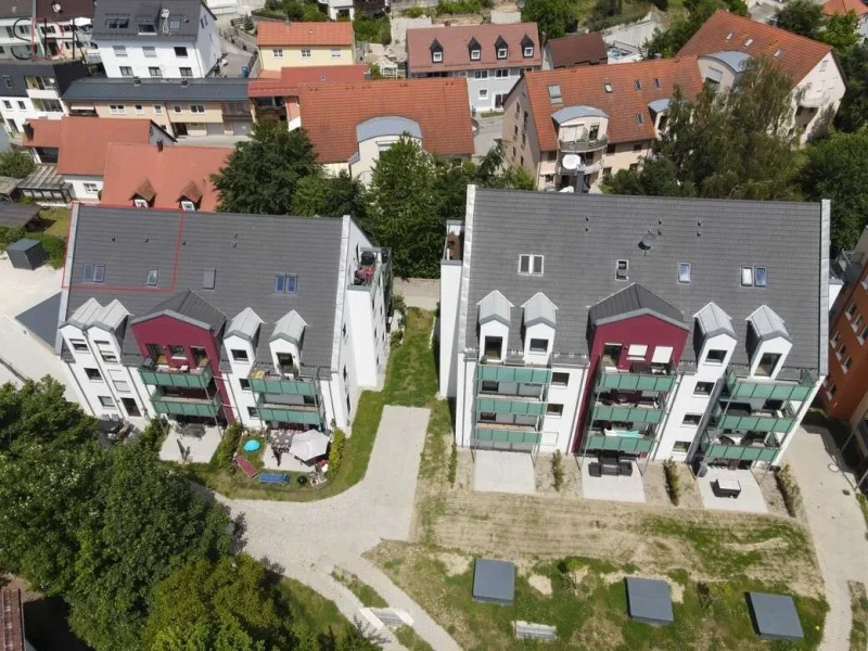 Ansicht - Wohnung kaufen in Bad Abbach - Gemütliche 2,5-Zimmer-Wohnung in Bad Abbach - Komplett möbliert & mit Tiefgaragenstellplatz!