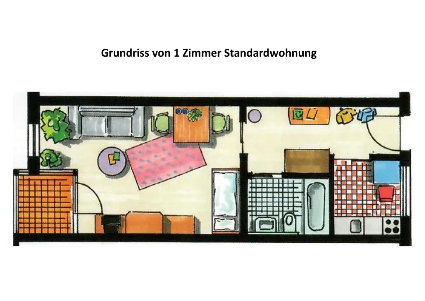  - Wohnung mieten in Hof - Wohnungen im Haus Rosengarten (Für die Rentner)