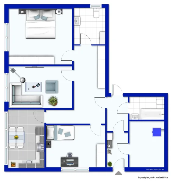 Einliegerwohnung/untergeschoss