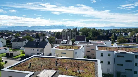 Luftaufnahme - Wohnung mieten in Kressbronn am Bodensee - Moderne 4,5-Zimmer Wohnung mit Terrasse und Garten in ruhiger Lage von Kressbronn am Bodensee