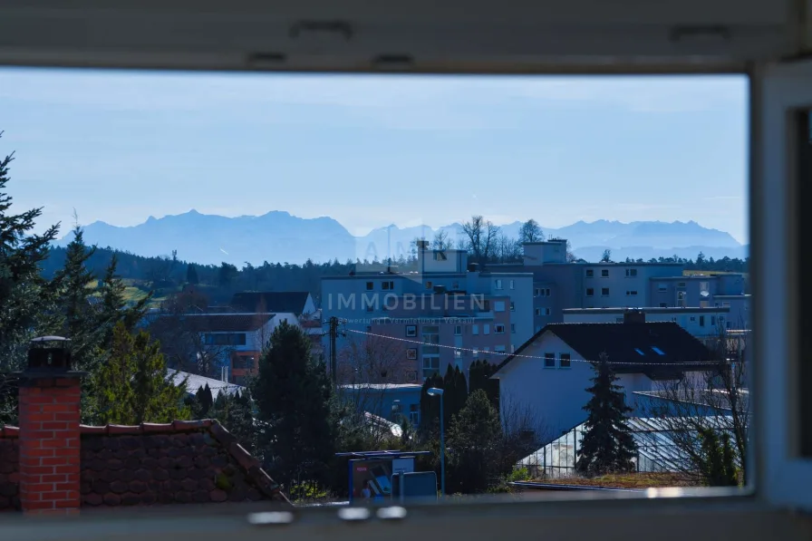 Aussicht aus dem Schlafzimmer