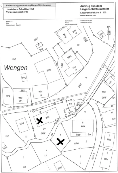 Lageplan 