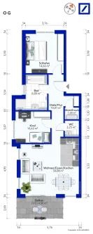 Haus 2 OG Links / WE 2.7 - Wohnung kaufen in Bönnigheim - HOHENSTEIN VILLEN–DURCHDACHTER WOHNRAUM MIT VIEL PLATZ, LICHT & LUFT