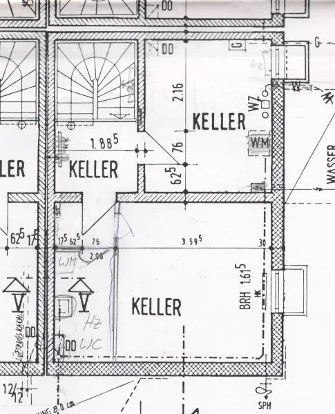 Grundriss Keller