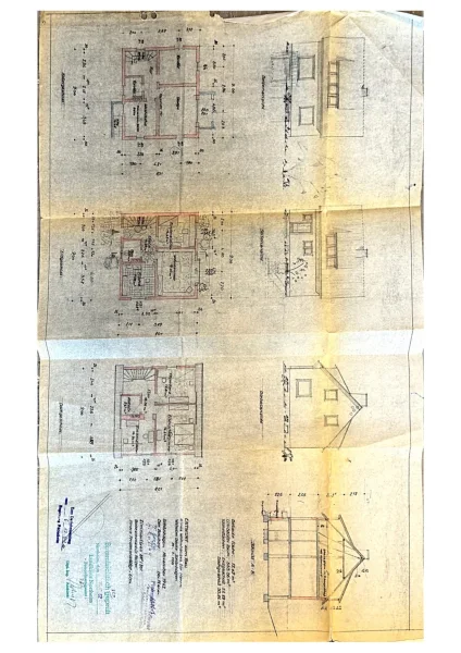 Grundrisse und Schnittzeichnungen Amelitherstr. 14