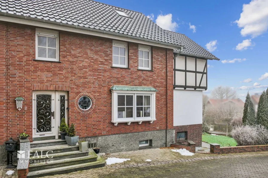 Ansicht  - Haus kaufen in Werl - Historischer Charme trifft modernes Wohnen - Ihr Traumhaus in Werl-Hilbeck!