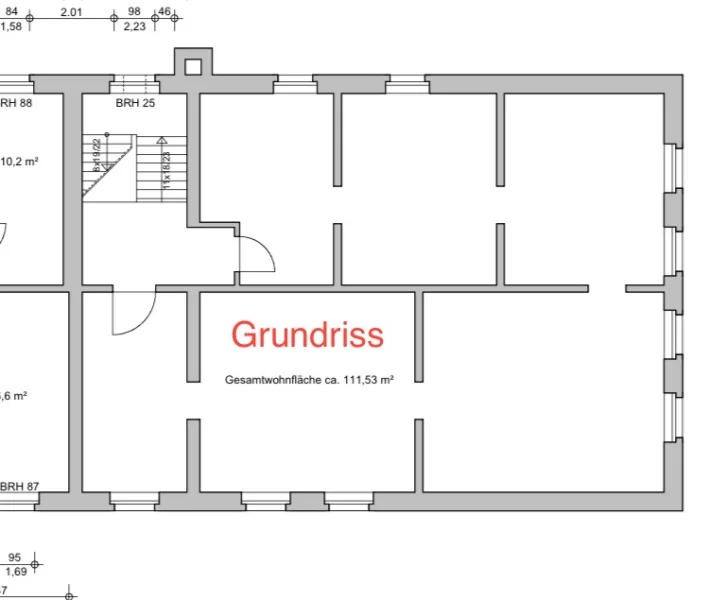 Grundriss WE